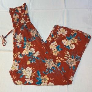 ✨2/$15✨ Wide Leg Burnt Orange Jumpsuit - Size Lg